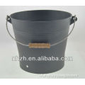 kitchen middle matte black iron bucket
